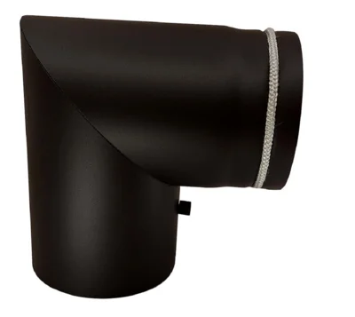 KNE Ø150X90GR M/L RETTV.SORT SENOTH v:5695459
