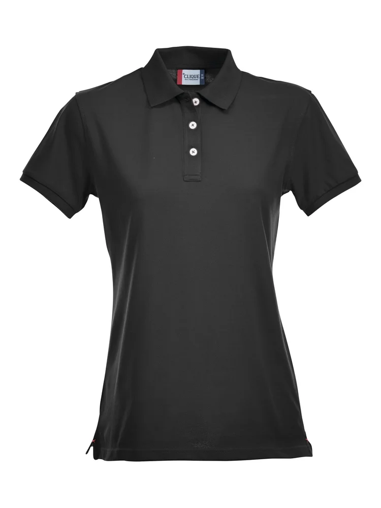 CLIQUE PIKÉ STRETCH PREMIUM 028241 DAM SVART v:5412604