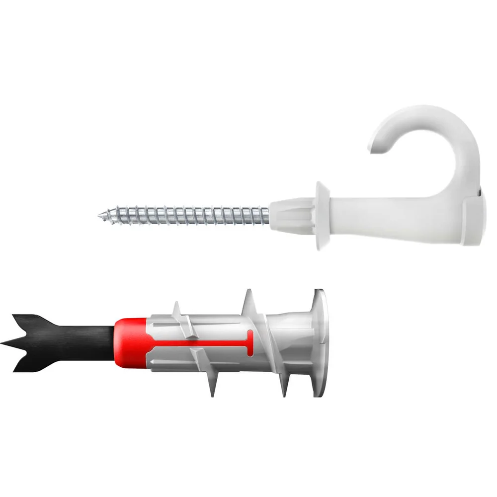 fischer Easyhook rundkrok med DuoBlade gipsplugg 6 stk. v:9379822 fischer Easyhook rundkrok med DuoBlade gipsplugg 6 stk. v:9379822