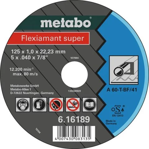 616188000 Metabo Kappeskive 1110122 616188000 Metabo Kappeskive 1110122
