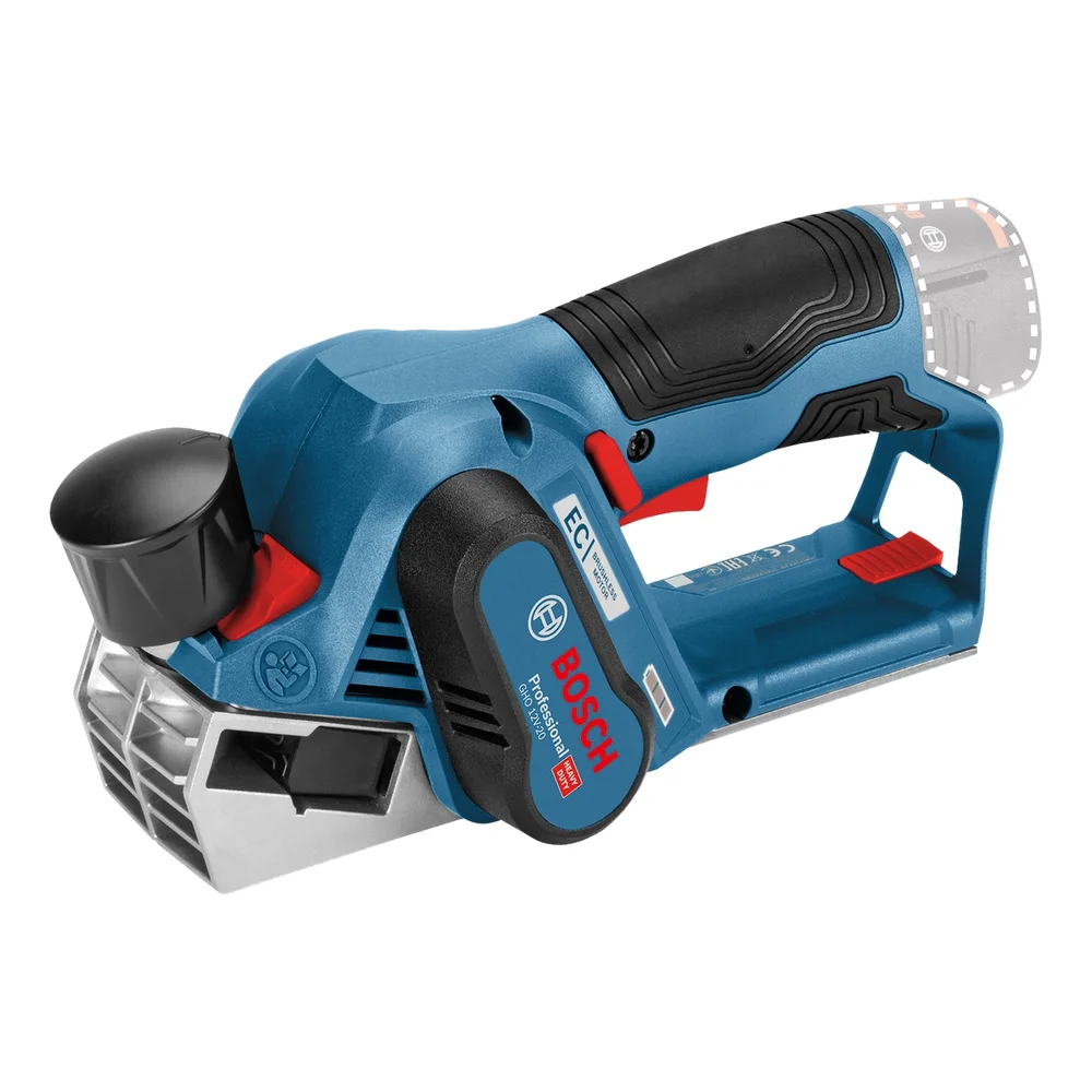 Bosch Elektrisk høvel GHO 12V-20, 14,500 o/min, 56 mm, 1,5 kg v:8469120