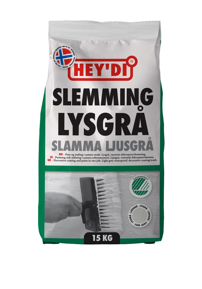 HEYDI LYSGRÅ 15KG SLEMMING v:7777604