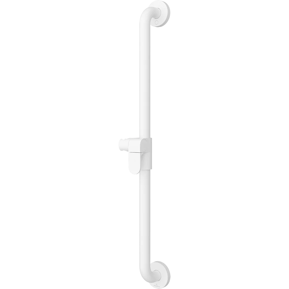 V&B VICARE FUNCTION GRIPESTANG MED DUSJHOLDER 80 CM HVIT ALPIN v:8764887 V&B VICARE FUNCTION GRIPESTANG MED DUSJHOLDER 80 CM HVIT ALPIN v:8764887