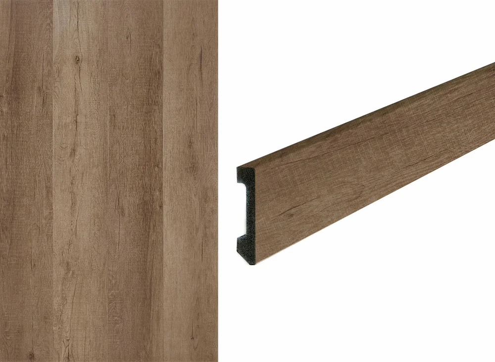 Gulvlist vinyl 17 stk 2400X13X58 mm Grain v:9351752 Gulvlist vinyl 17 stk 2400X13X58 mm Grain v:9351752
