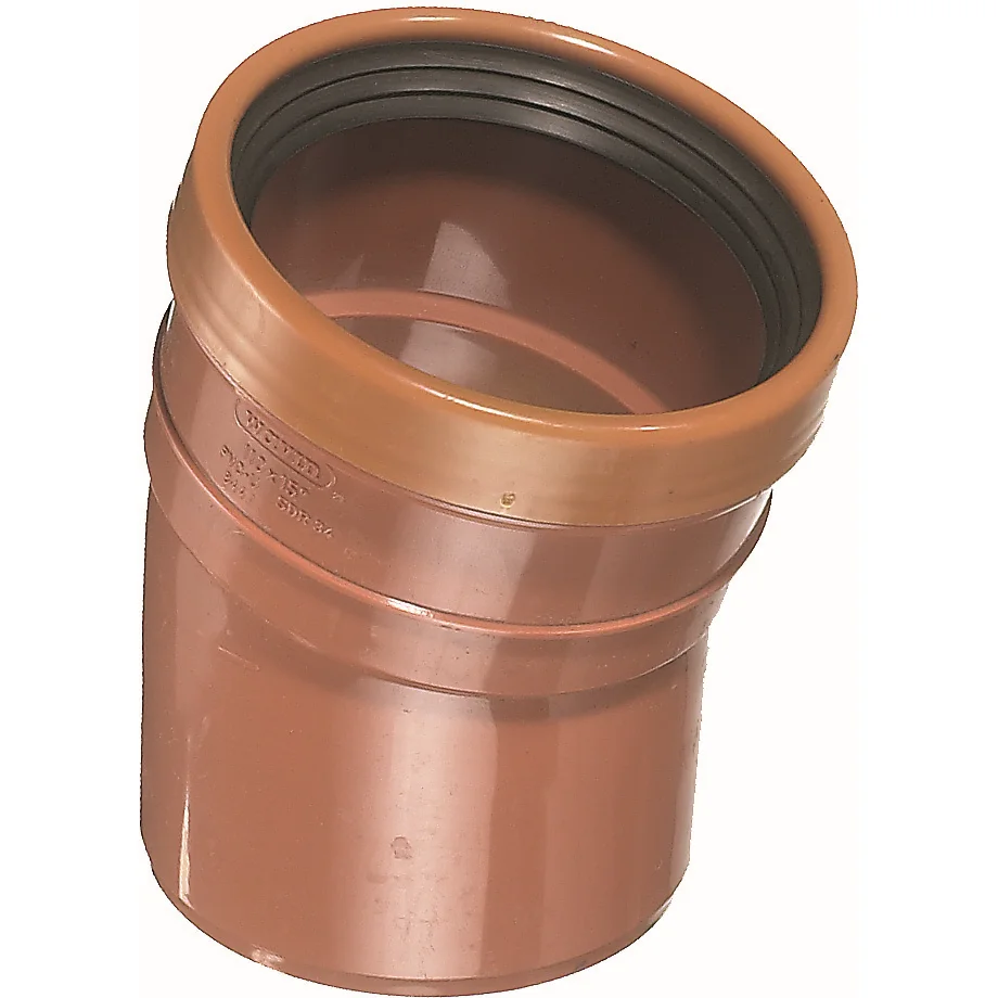BEND TIL KLOAKKRØR 110MM 15° v:5313942 BEND TIL KLOAKKRØR 110MM 15° v:5313942