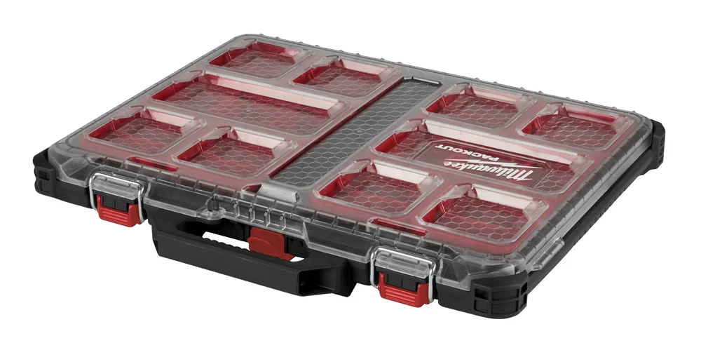 Milwaukee PACKOUT tilbehørskoffert v:6420935 Milwaukee PACKOUT tilbehørskoffert v:6420935