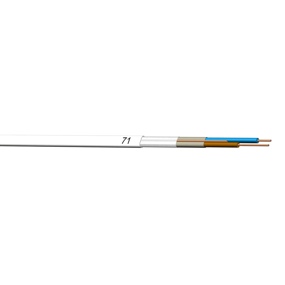 NEXANS PR PLUSS 2X1 5 1 5 25 M HVIT v:6292401