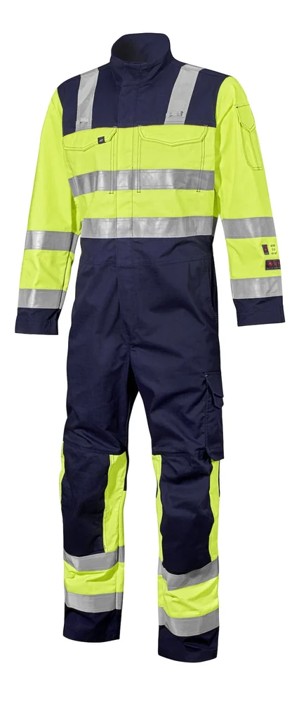 BJÖRNKLÄDER KJELEDRESS FLAM 880-3 KL.3 GUL/MARINE v:9460883