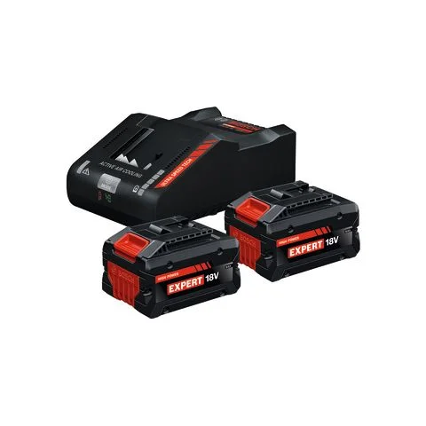2x EXBA18V-80 + EXAL18V-160 Bosch Batteripakke 4081039
