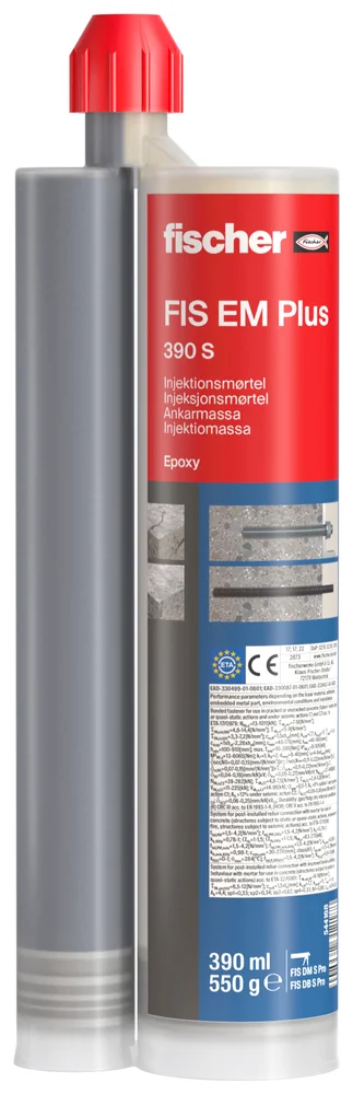 Forankringsmørtel fis em plus 390 S epoxy mørtel v:6635131 Forankringsmørtel fis em plus 390 S epoxy mørtel v:6635131