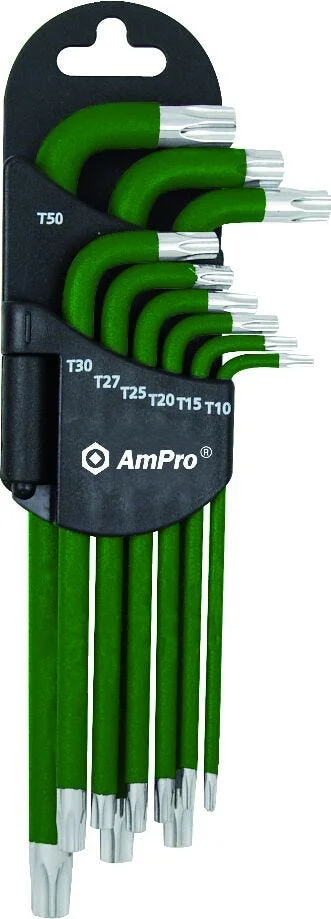 AMPRO TORXNØKKELSETT MAGNET 9 DEL v:7789901