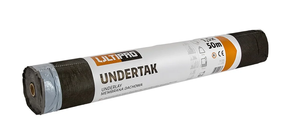Undertak diffusjonsåpent 4-lag 1,5×50 m v:8740565 Undertak diffusjonsåpent 4-lag 1,5×50 m v:8740565
