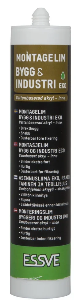 ESSVE MONT.LIM BYGG+IND,EKOVIT,300ML v:9344225