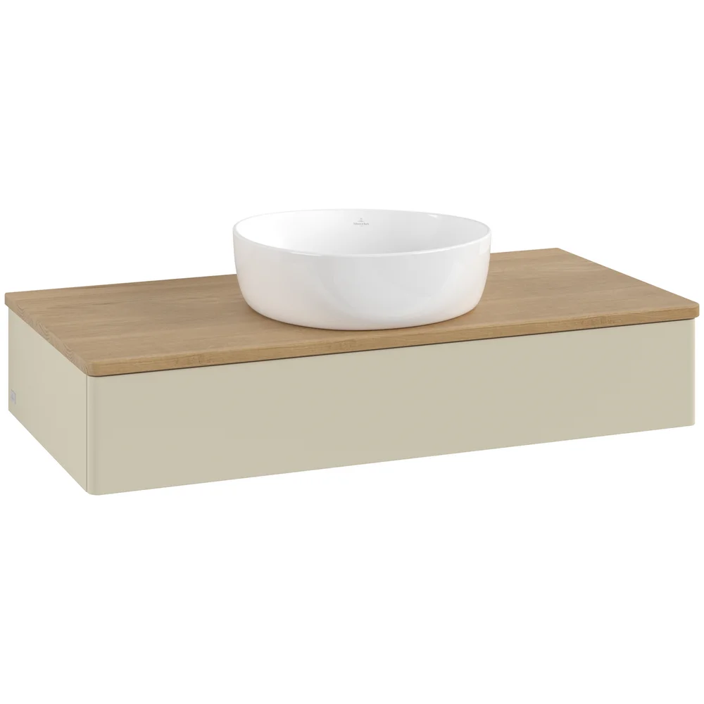V&B ANTAO SERVANTSKAP 1 SKUFF GLATT 1000X190X500 U/KRANHULL SILKEGRÅ/EIK v:4045253 V&B ANTAO SERVANTSKAP 1 SKUFF GLATT 1000X190X500 U/KRANHULL SILKEGRÅ/EIK v:4045253