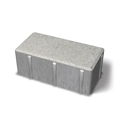 BEL.STEIN BAS M/FAS 21X10,5X8 GRÅ v:1784876