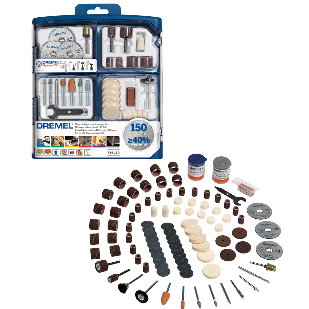 150-DELERS DREMEL® UNIVERSALTILBEHØRSSETT v:6598966