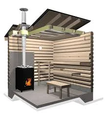 SAUNA KIT – 2 ESKER Ø120 PMS50 v:9727810