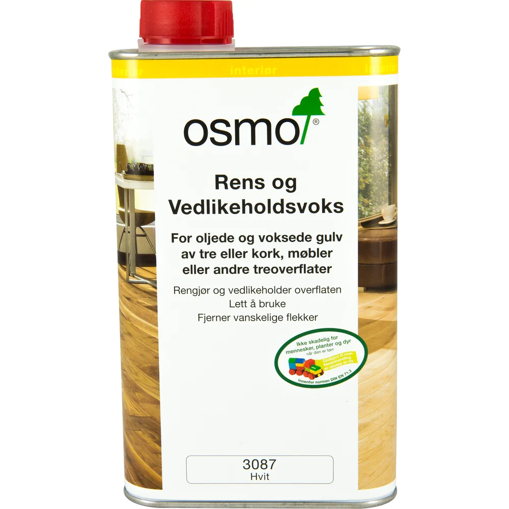 OSMO RENS OG VEDL. VOKS 3087 1L HVIT v:9256646 OSMO RENS OG VEDL. VOKS 3087 1L HVIT v:9256646