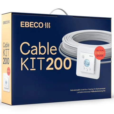 Cable Kit 200 Ebeco Gulvvarmesett 2818641 Cable Kit 200 Ebeco Gulvvarmesett 2818641