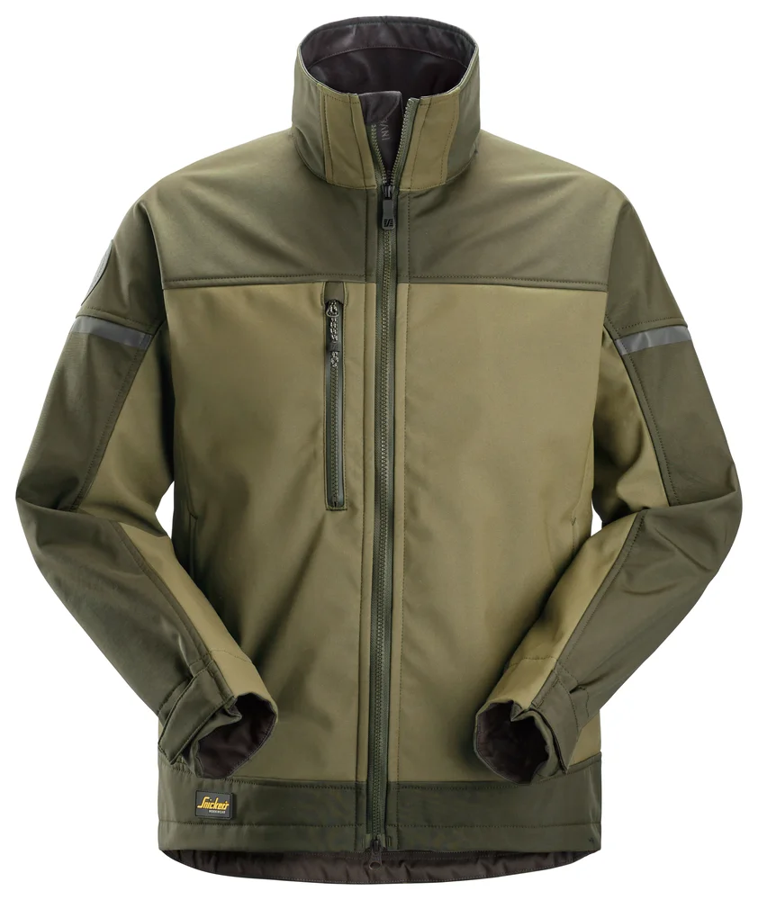 Softshelljakke 1216 grønn M v:3126216