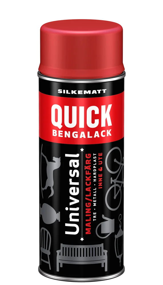 Bengalack spray varm korallrød 400 ml v:1900202