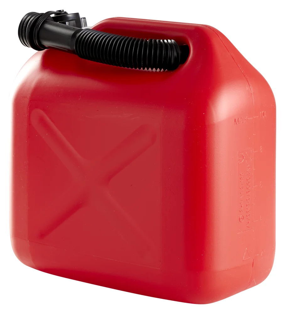 Bensinkanne 10 liter rød plast v:2711451 Bensinkanne 10 liter rød plast v:2711451