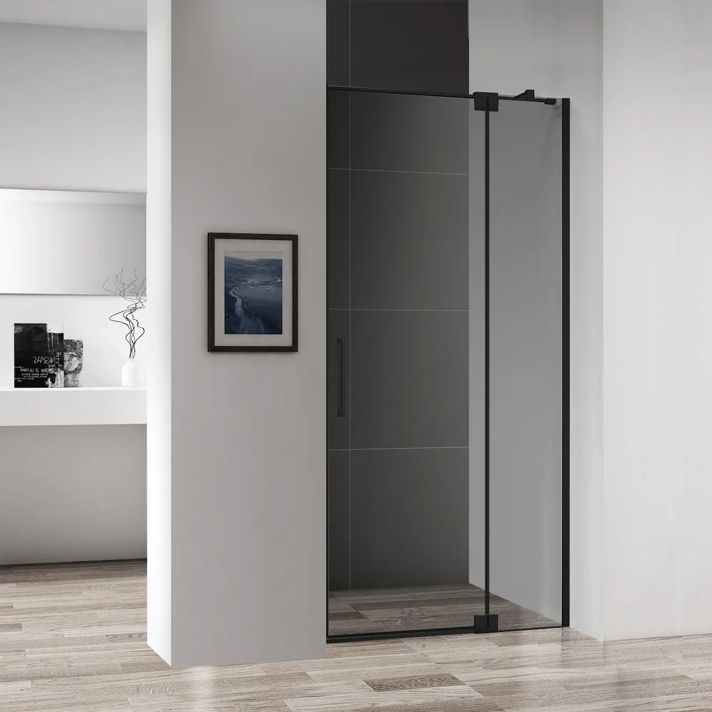 CELESTE AMORE FRONT TIL DUSJHJØRNE 90X200 CM 8MM – VENSTRE M/SIKKERHETSFOLIE, SORT v:5876324 CELESTE AMORE FRONT TIL DUSJHJØRNE 90X200 CM 8MM – VENSTRE M/SIKKERHETSFOLIE, SORT v:5876324
