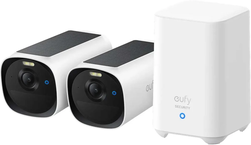 EufyCam E40 2-kamera sikkerhetssett med HomeBase 2 v:8166950