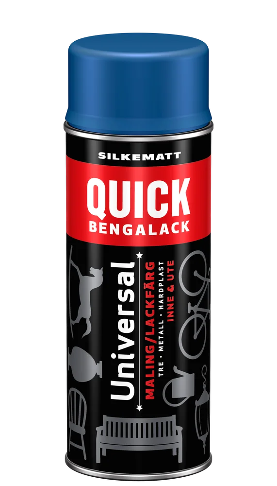 Bengalack spray sløret safir silkematt 400 ml v:9356791