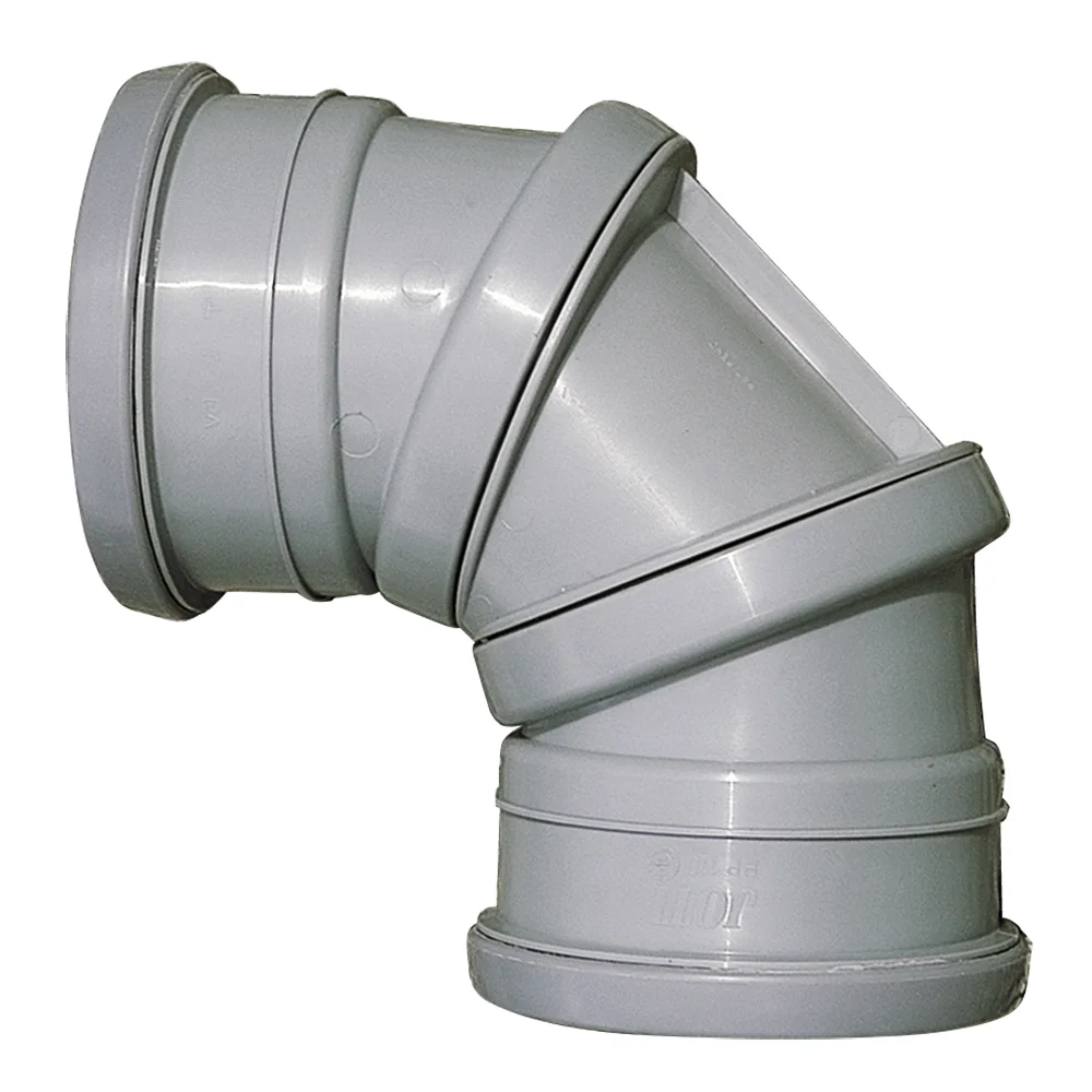JOTIFLEX 110MM BEND 0-90° DOBBELMUFFE GRÅ v:6924365